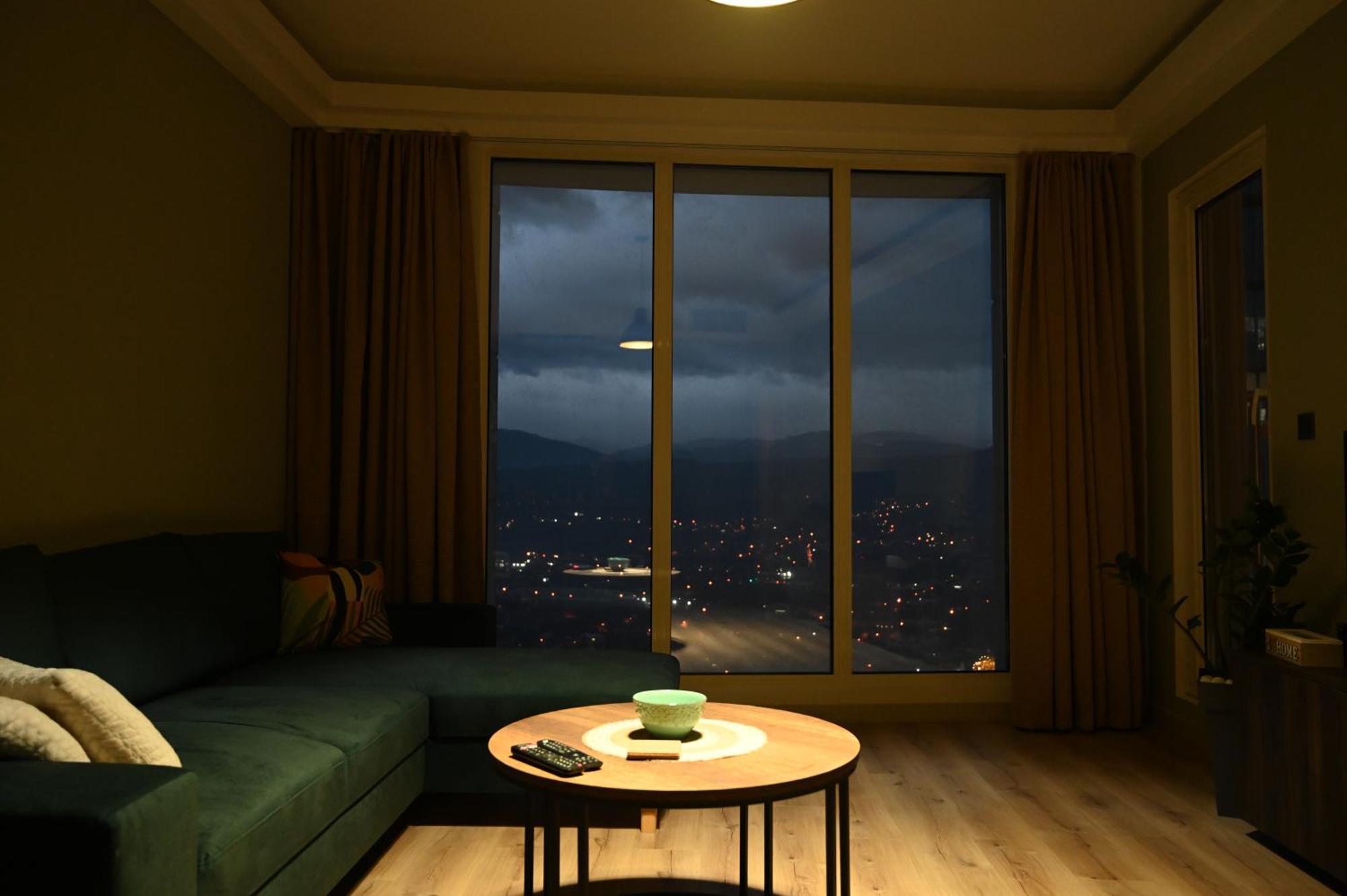 Apartament Skopje Sky Oasis Zewnętrze zdjęcie